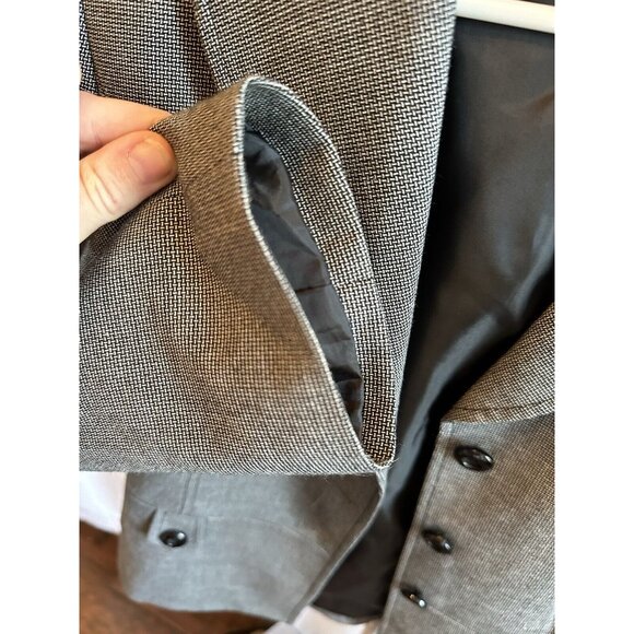 Tahari‎ Arthur S. Levine ASL Women's Grey Pattern Jacket Blazer Sz 6 Office - Picture 6 of 10